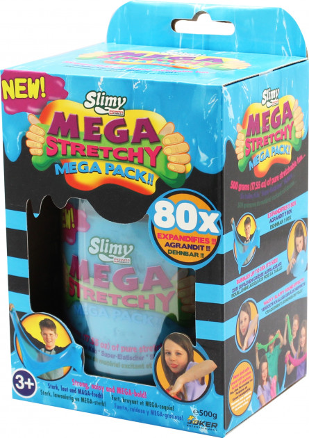 Игрушка Лизун Slimy Мега-Эластичный, 500 г 6 в ас-те, 33901