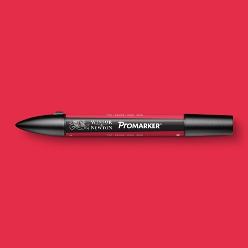 Маркер двухсторонний, Promarker, W&N, Красный R666