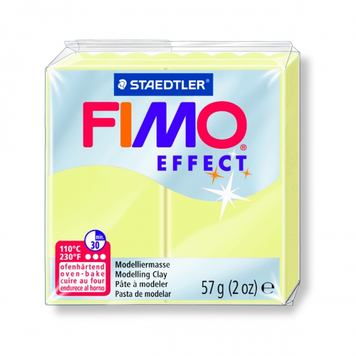 Пластика Effect, Ванильная пастельная, 57г, Fimo