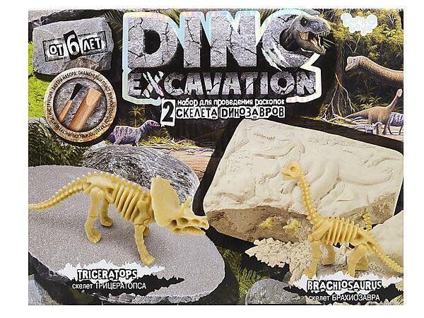 Набір для творчості  "Dino Excavation" динозаври р.(6), DEX-01-01,02,03