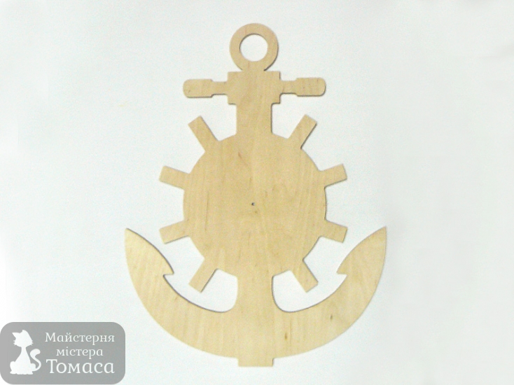 Заготовка Основа для часов "Якорь", 0893