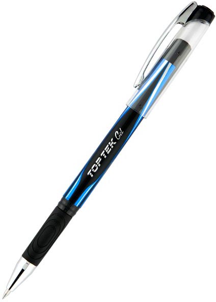 Ручка гелева Top Tek Gel, синя, UX-133-02