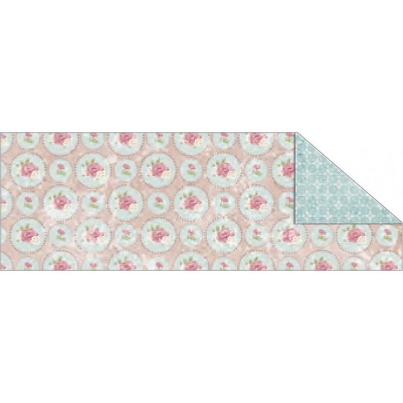 Картон дизайнерский двухсторонний "Shabby Rose" 300 г 20*30 см мотиви Цветы, UR-11892202R