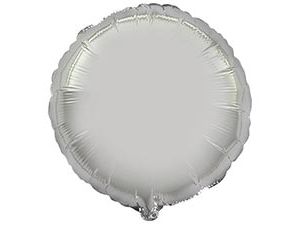 Шар воздушный 18" Шар металлик серебро Ф, 1204-0094