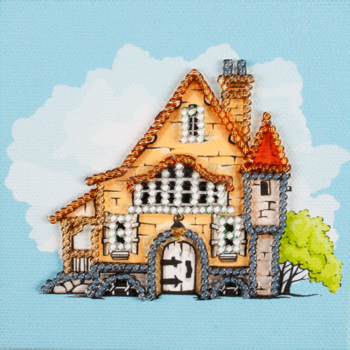 Магніт для вишивання бісером 9*9 см, FLА-186