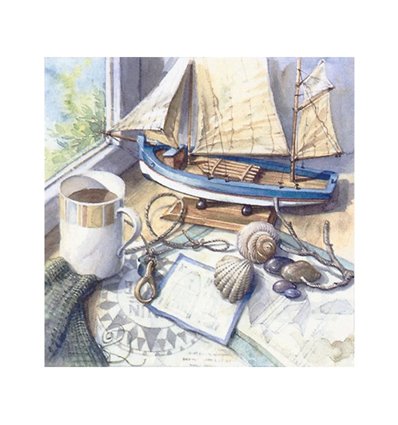 Декупажные салфетки "Морское настроение", 33*33 см, ti-flair