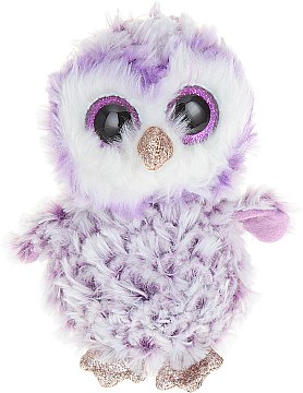 Іграшка м`яка TY Beanie Boo`s Фіолетова сова "Moonlight" 25 см, 36461