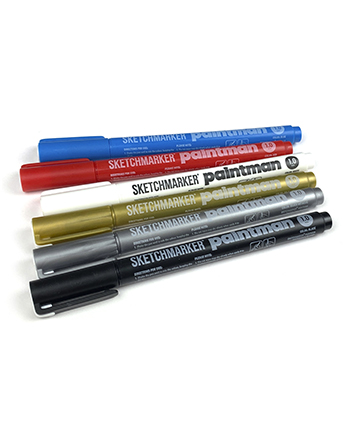Маркер перманентный SKETCHMARKER Paintman 0,7 мм, серебряный, SMPM07SILV