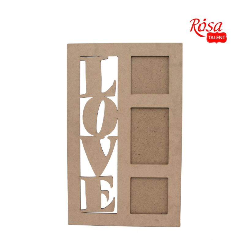 Заготовка Рамка "Love" 1, МДФ,30,5*49 см, Rosa Talent 