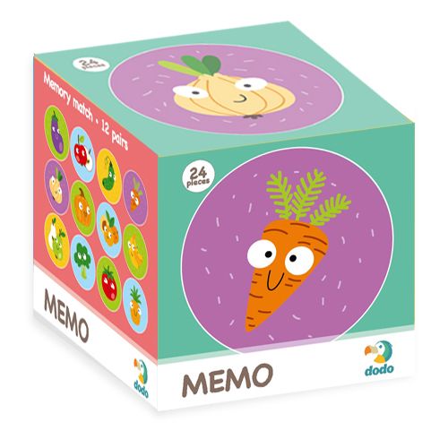 Игра настольная "Мемо Фрукты и Овощи", 300156