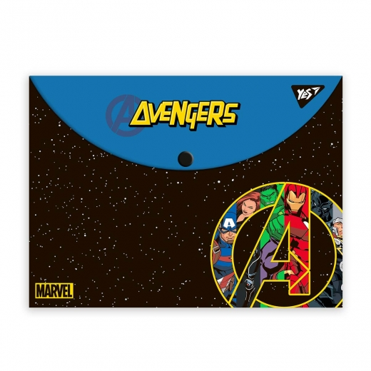 Папка-конверт на кнопке А4 "Marvel.Avengers", 492018 Yes