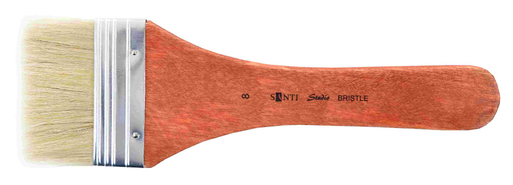 Кисть худож. щетина "Santi Studio", флейц, №8, 310689