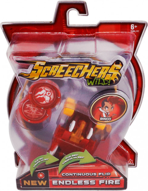Машинка-трансформер Screechers Wild! S2 L1 - Ендлес Файер, EU684102
