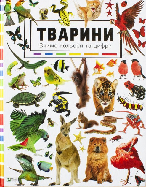 Книга "Діас Морфа Х. Р. та ін. Тварини. Вчимо кольори і цифри" (у) (9255)