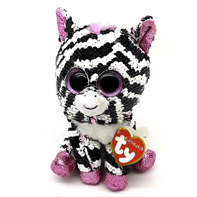 Іграшка м`яка TY Flippables Зебра "Zoey" 15 см, 36672