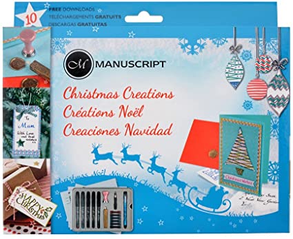 Креативный набор для каллиграфии Christmas Creations (маркеры + заготовки для открыток), MC170-CHR Manuscript