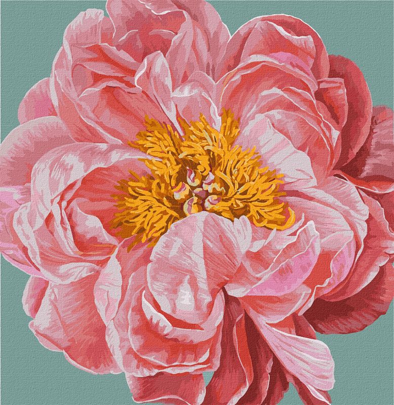 Набір для розпису по номерах 40*40 см "Pink kiss", KHO2952