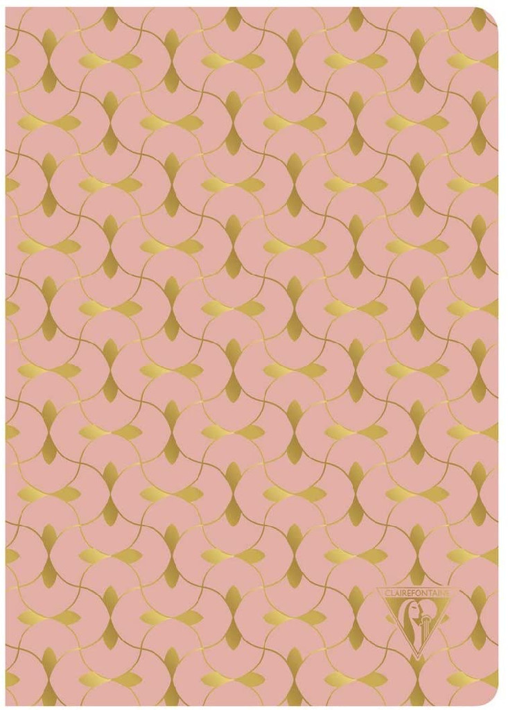 Блокнот А5 48 арк. Neo Deco NoteBook Spring, лін., на скобі, папір сл.кістка, кораловий, 193236C