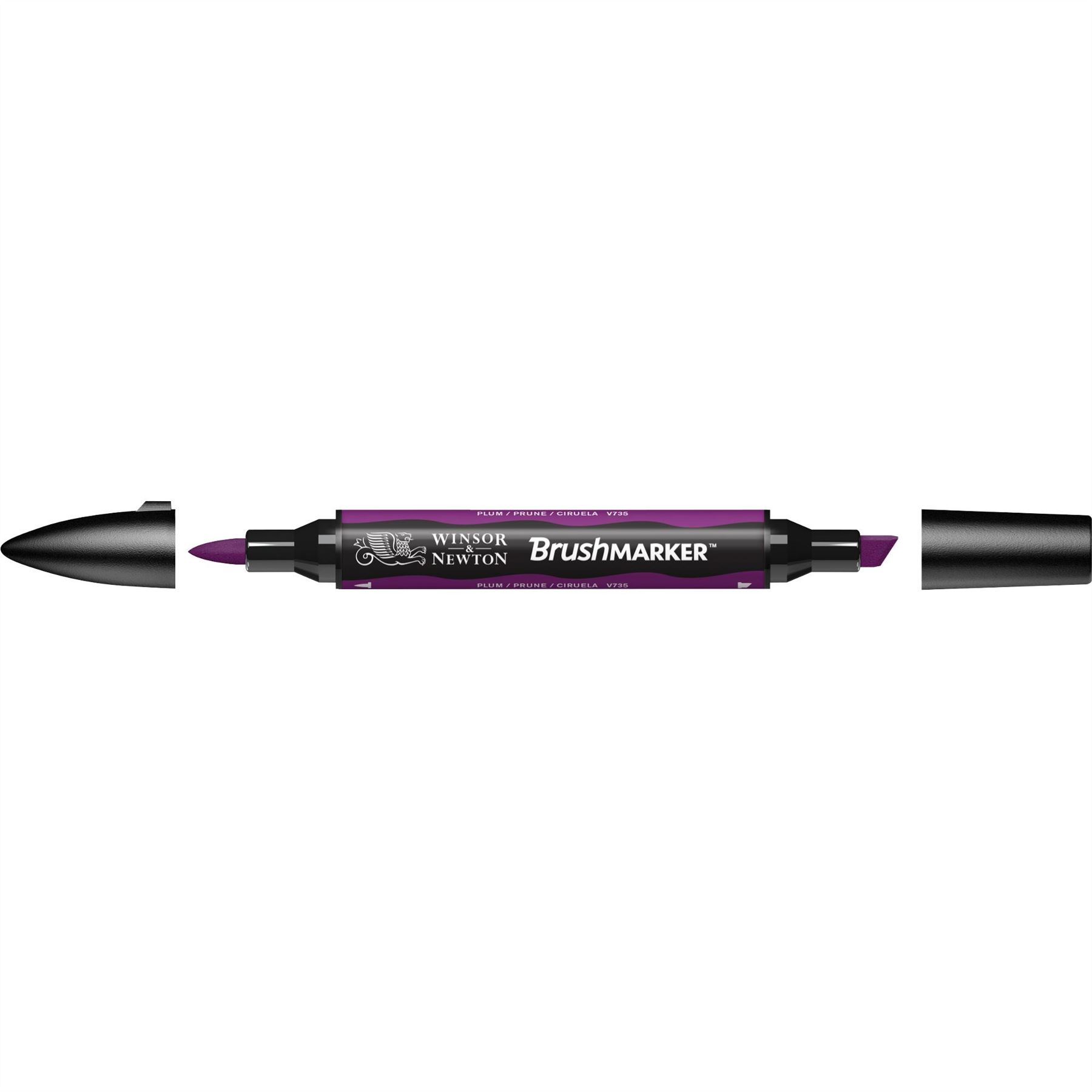 Маркер двосторонній Brushmarker, Червона ягода, 0204171 W&N