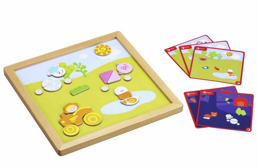 Игрушка деревянная Classic World "Магнитная игра День и ночь", 3534