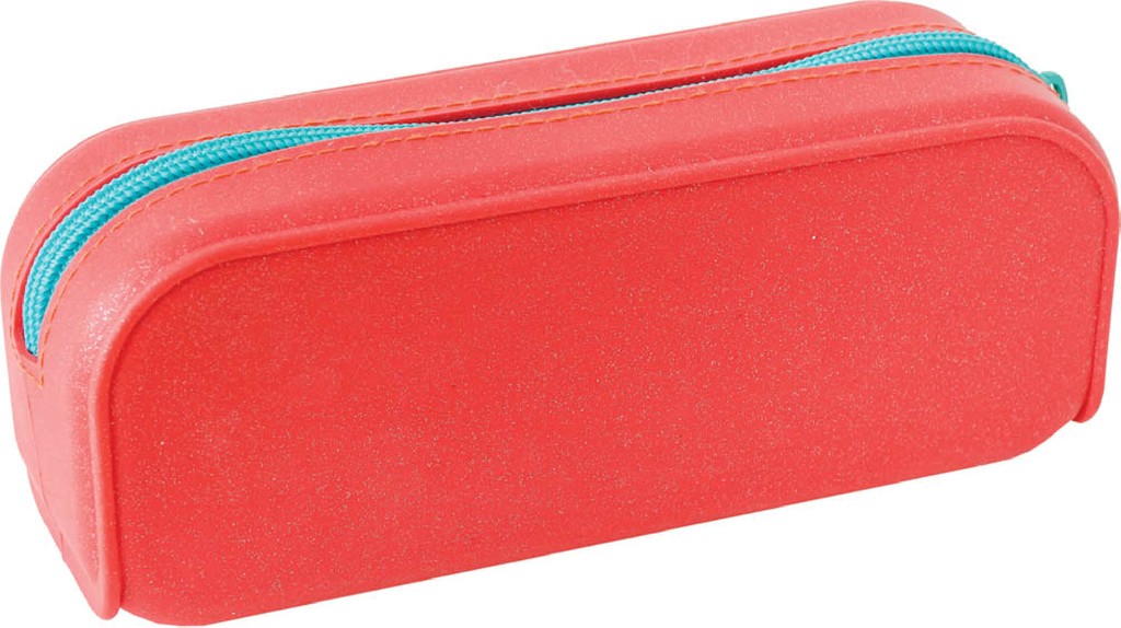 Пенал силіконовий, теракотовий, 18*5*6,5, 531505