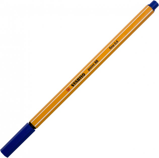 Ручка капилярная синяя Stabilo point 88, 88/41 (5279)