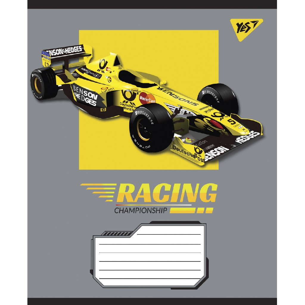 Тетрадь 24 лин. YES Racing championship, 765921
