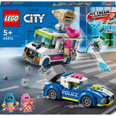 Конструктор Lego City "Полицейское преследование фургона с мороженым", 60314