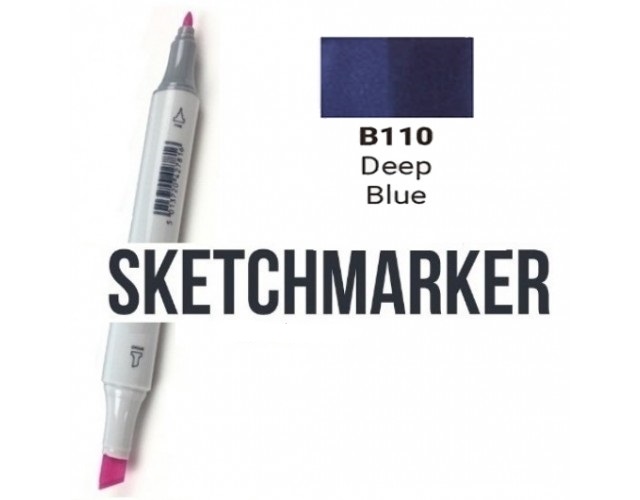 Маркер двосторонній SKETCHMARKER Глибокий синій, SM-B110 3