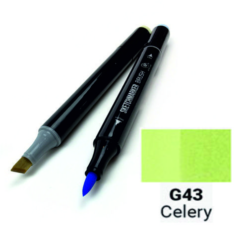 Маркер двухсторонний SKETCHMARKER Brush Сельдерей, SMB-G43 3