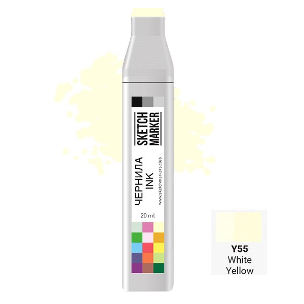 Чорнило для заправки маркера SKETCHMARKER, 20 мл, Біло-жовтий, SI-Y55