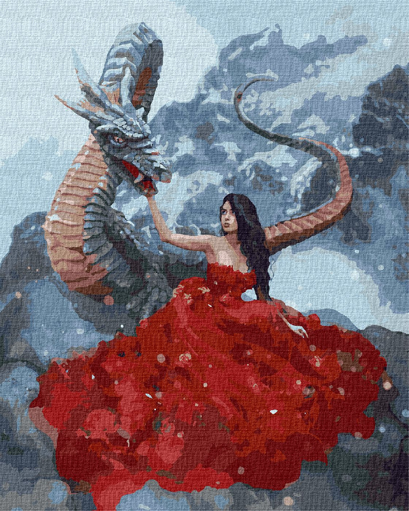 Картина по номерам 40*50 см "Мистическая встреча", KHO4917