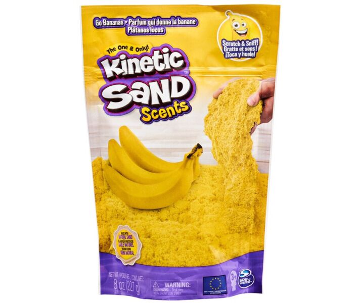 Песок для детского творчества Kinetic sand, с ароматом банановый десерт, 71473B