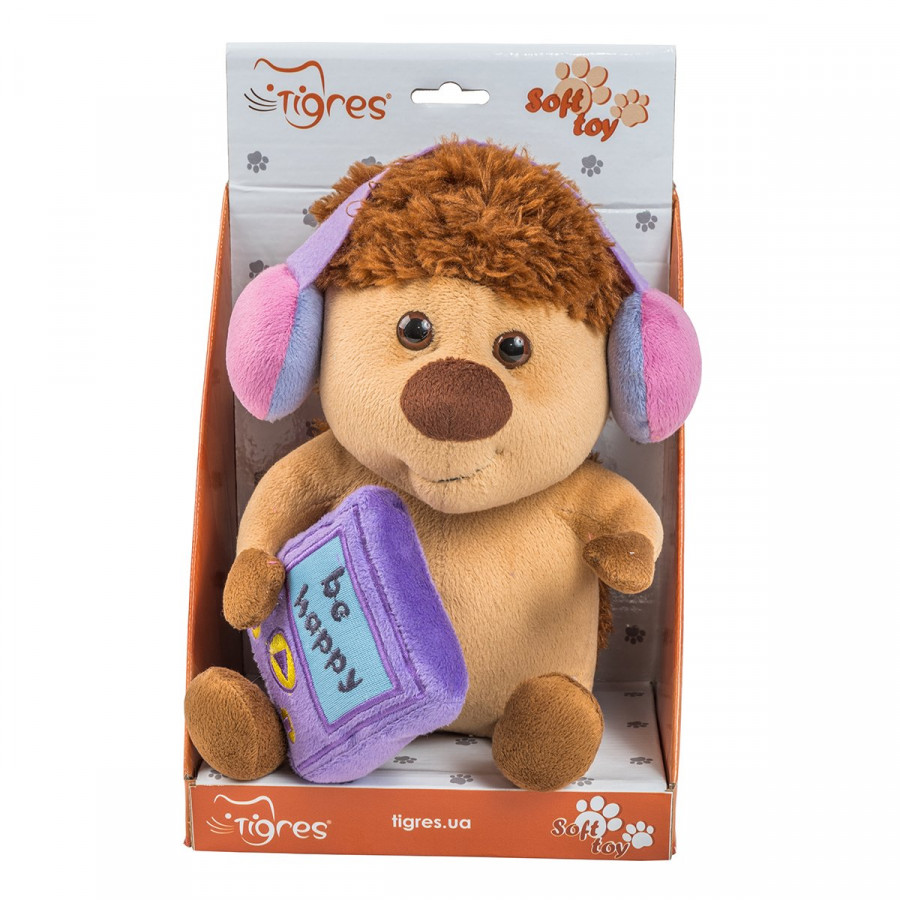 М`яка іграшка Їжачок "Be happy" 22 см, ІГ-0066