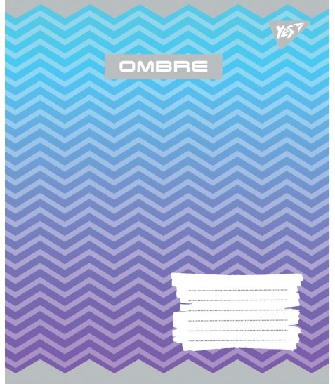 Тетрадь 12 кл. YES "Ombre", 764824