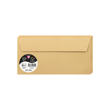 Конверт декоративный Pollen DL (110*220 мм)/120 г, Caramel/Карамельный, 5485C 
