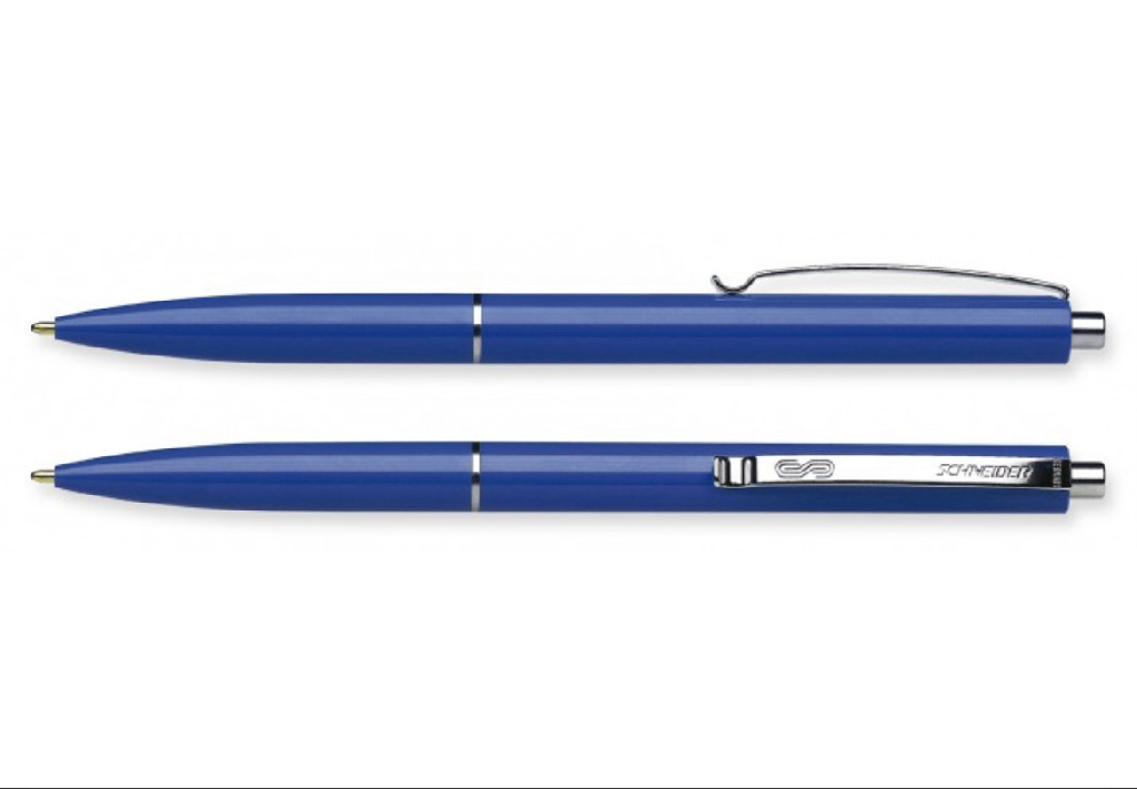 Ручка кулькова К15 Schneider корпус асорті (синя)