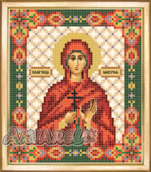 Схема для вышивания бисером иконы СБИ-063 "Валерия" 12*14 см ТМ "Чарівна мить"