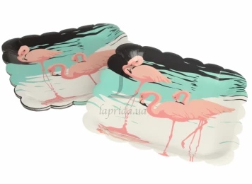 Тарілки паперові, "Flamingo-1" big, 10 шт, 51-34816
