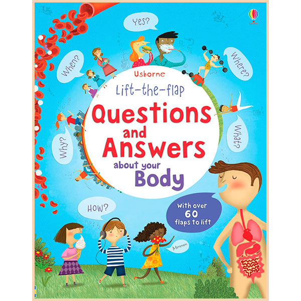 Книга "Lift-the-flap Questions and Answers about Your Body" (а) (2108)