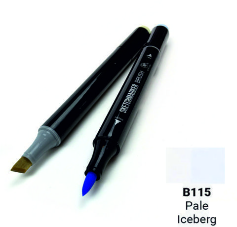 Маркер двосторонній SKETCHMARKER Brush Блідий айсберг, SMB-B115 3