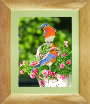 Схема для вышивания бисером СБ-236 25*35 см на авторской канве ТМ "Чарівна мить"