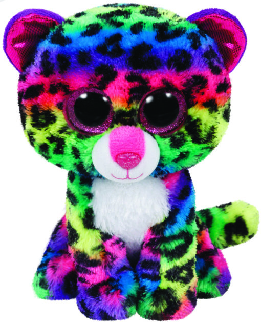 Іграшка м`яка TY Beanie Boo`s Різнокольоровий леопард "Dotty" 15 см, 37189