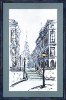 Набор для вышивания Crystal Art ВТ-009 "Таинственный город" 21*36 см, ТМ "Чаривна мыть" 1