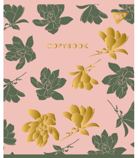Зошит 48 лін. YES Pastel flowers, 764387
