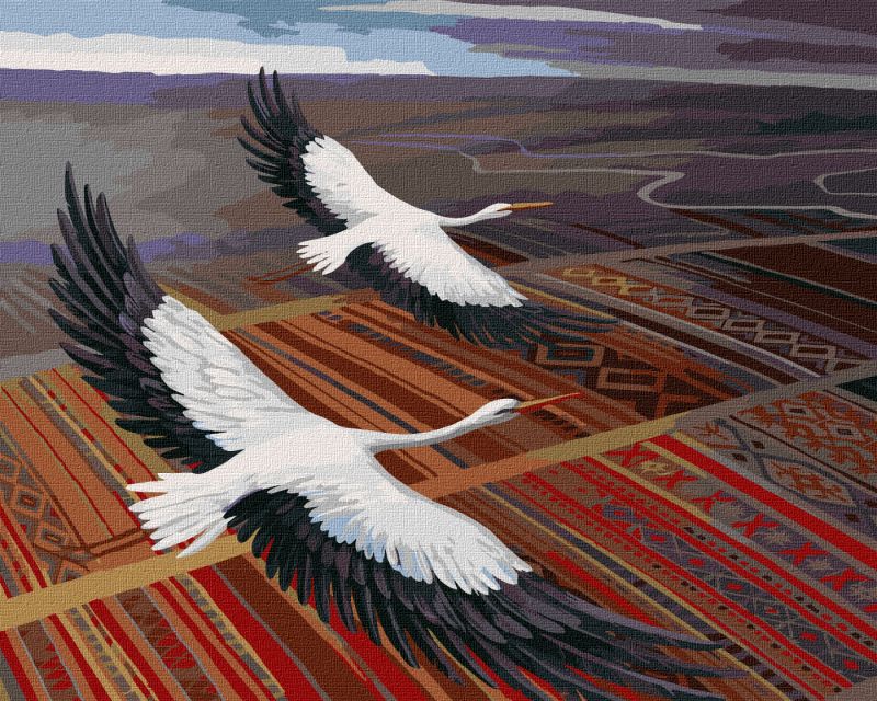 Картина по номерам 40*50 см "Над родной землей ©Олег Шупляк", KHO4325