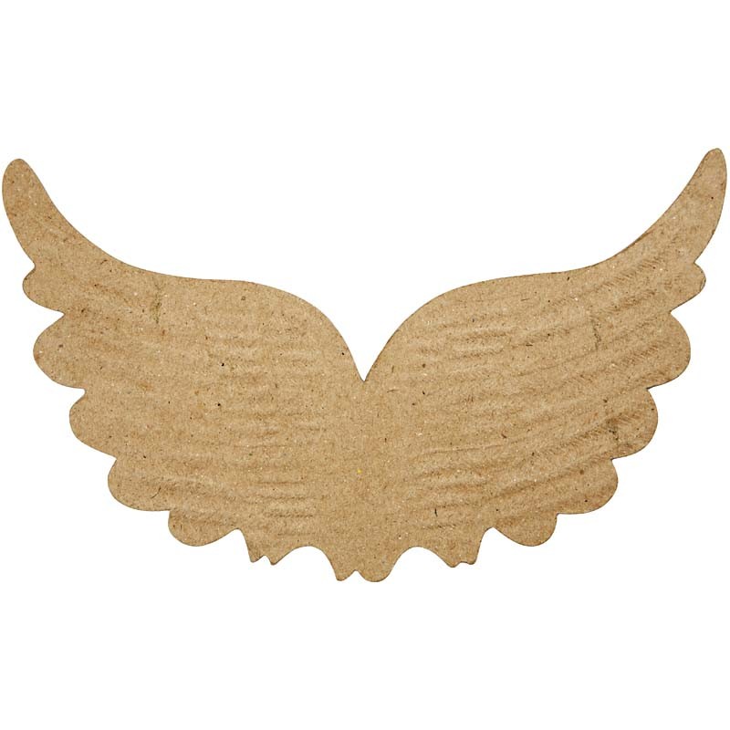 Заготовка из папье-маше Рельефные крылья h=13 см, b=21 см, 26723