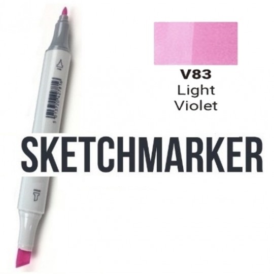 Маркер SKETCHMARKER, 2 пера: долото и тонкое, Pink Lace - Розовое кружево, SM-V124 3