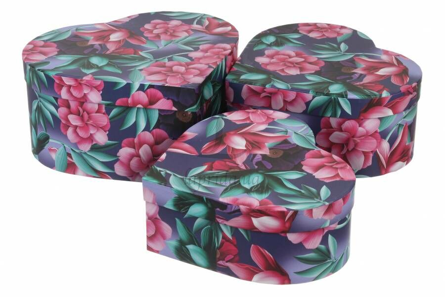 Подарочная коробка средняя сердце, W5241