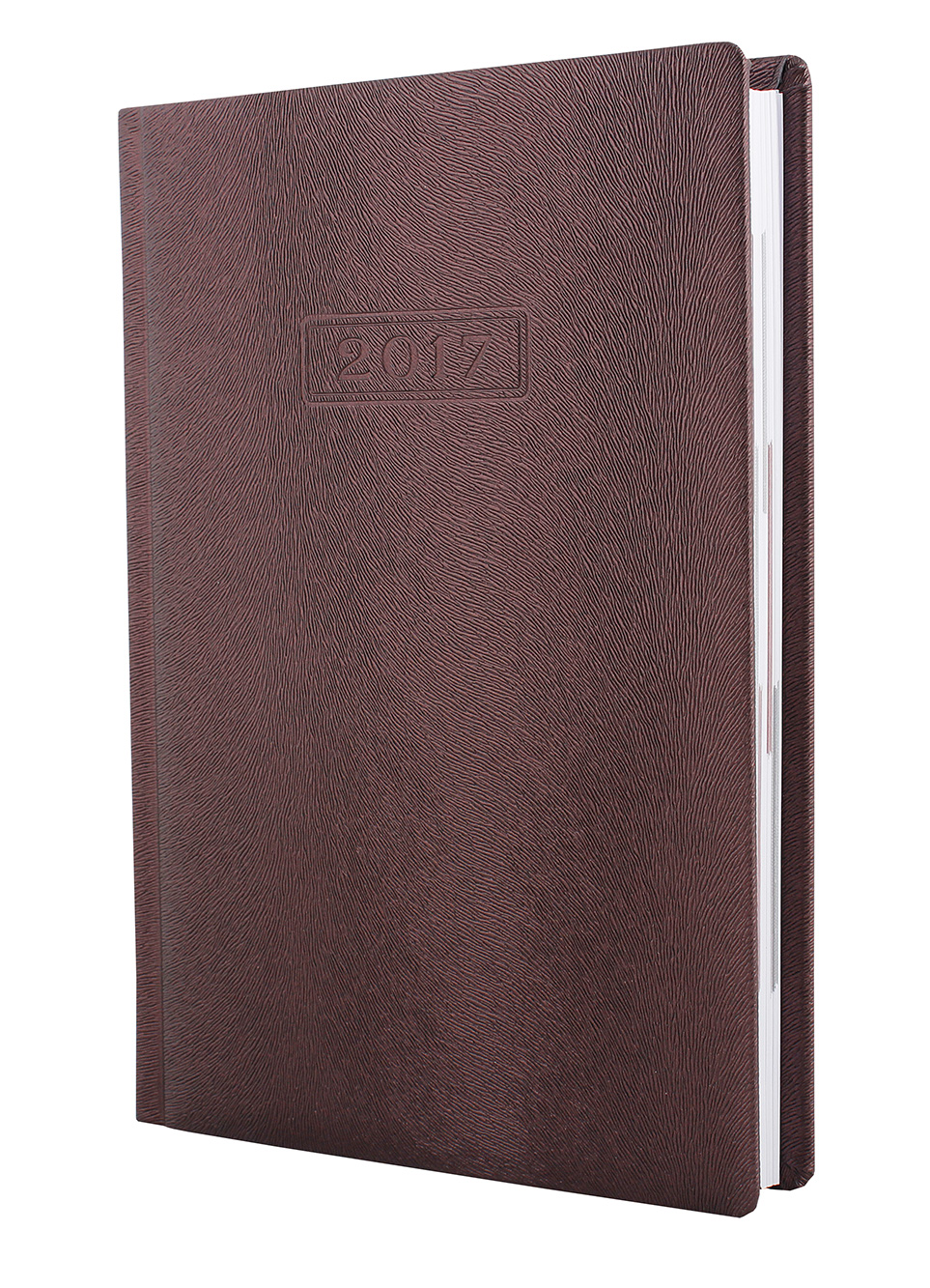 Щоденник датований А5 2017, MINK, коричневий металік, O25237-07